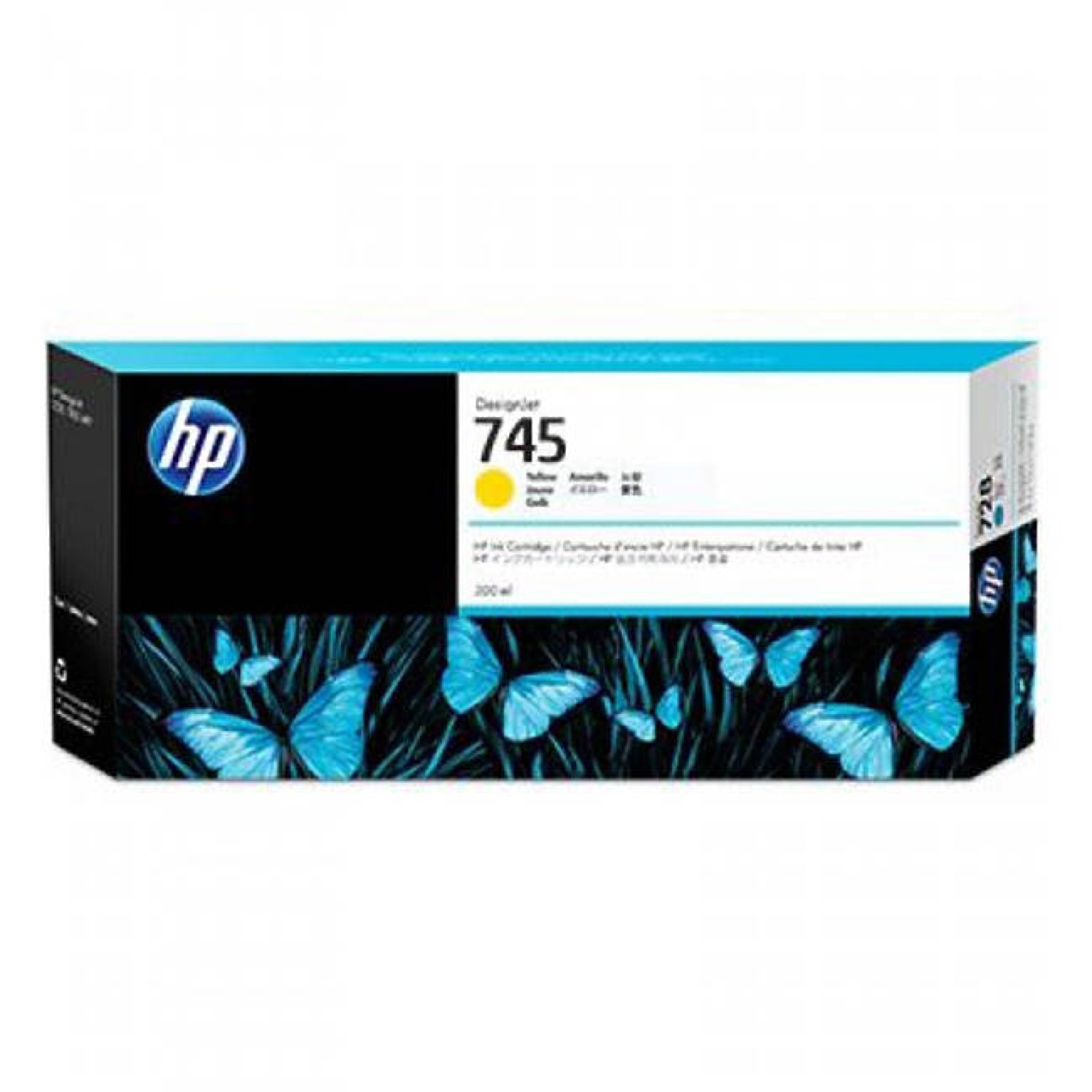 HP 745 DesignJet トナーカートリッジ HP® 745 130-ml DesignJet Chromatic Red Ink Cartridge (F9K00A)